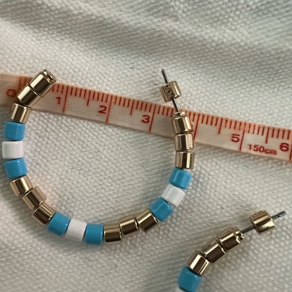 Roxanne Assoulin Bead Hoop Earrings - Picture 5 of 7